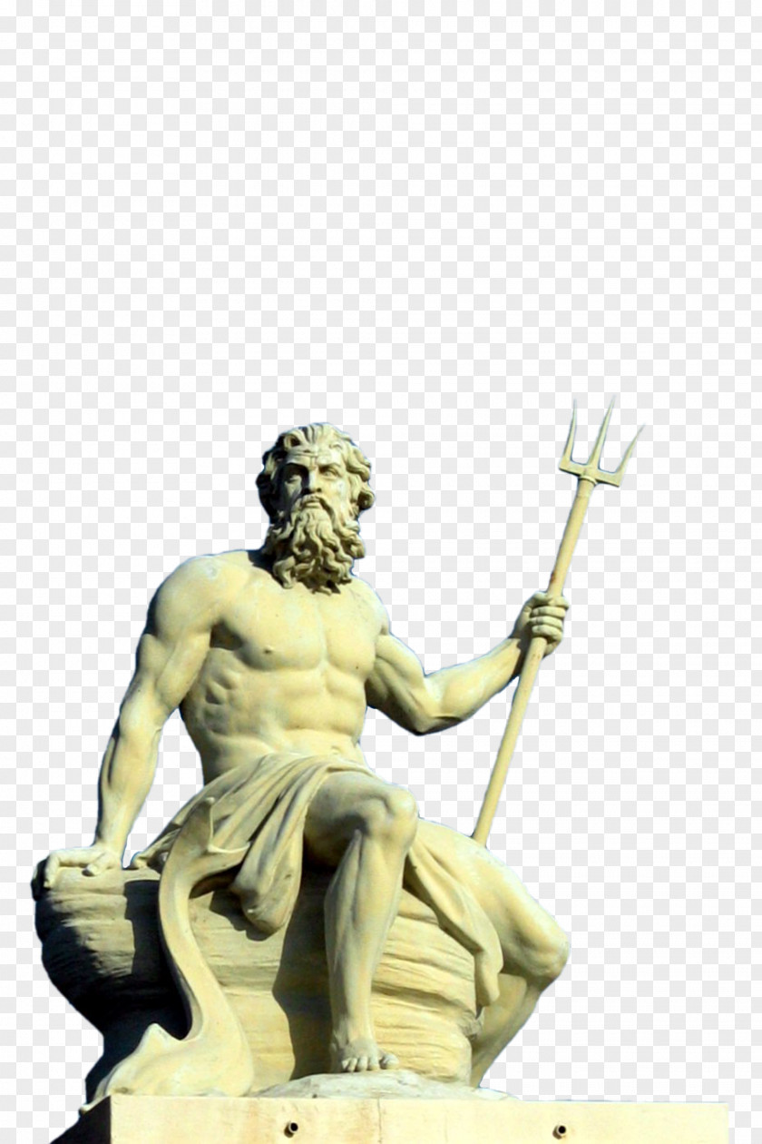 Neptune God Poseidon Of Melos Greek Mythology Sculpture PNG