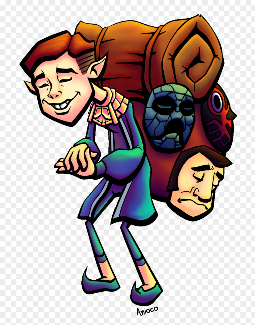 Nintendo The Legend Of Zelda: Majora's Mask Happy Salesman Clip Art Fan PNG