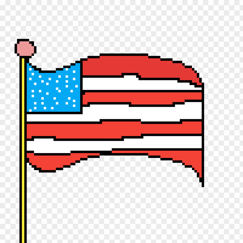 Rectangle Pixel Art Flag Cartoon PNG