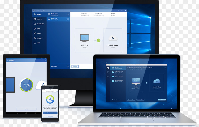 Android Acronis True Image Backup Computer Software PNG