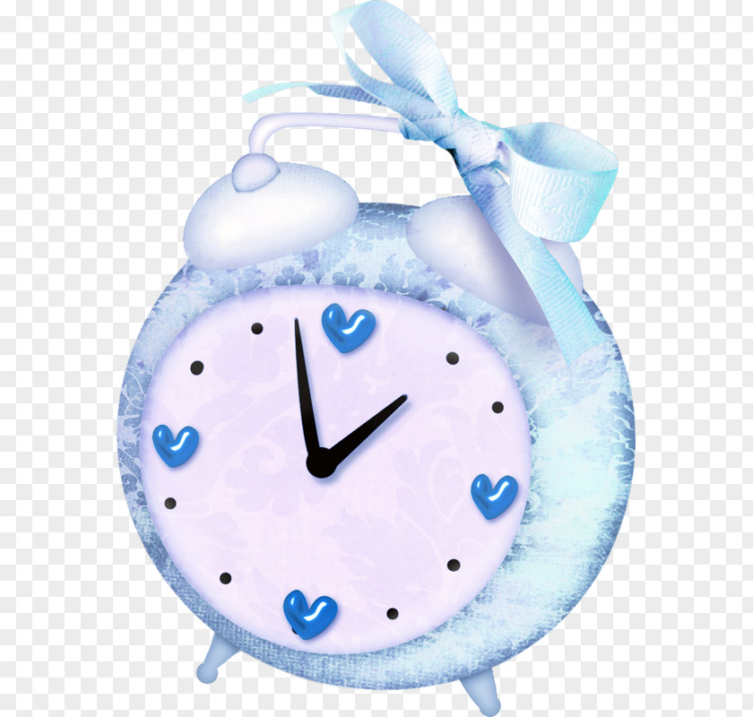 Clock Alarm Clocks Blue Animaatio Love PNG