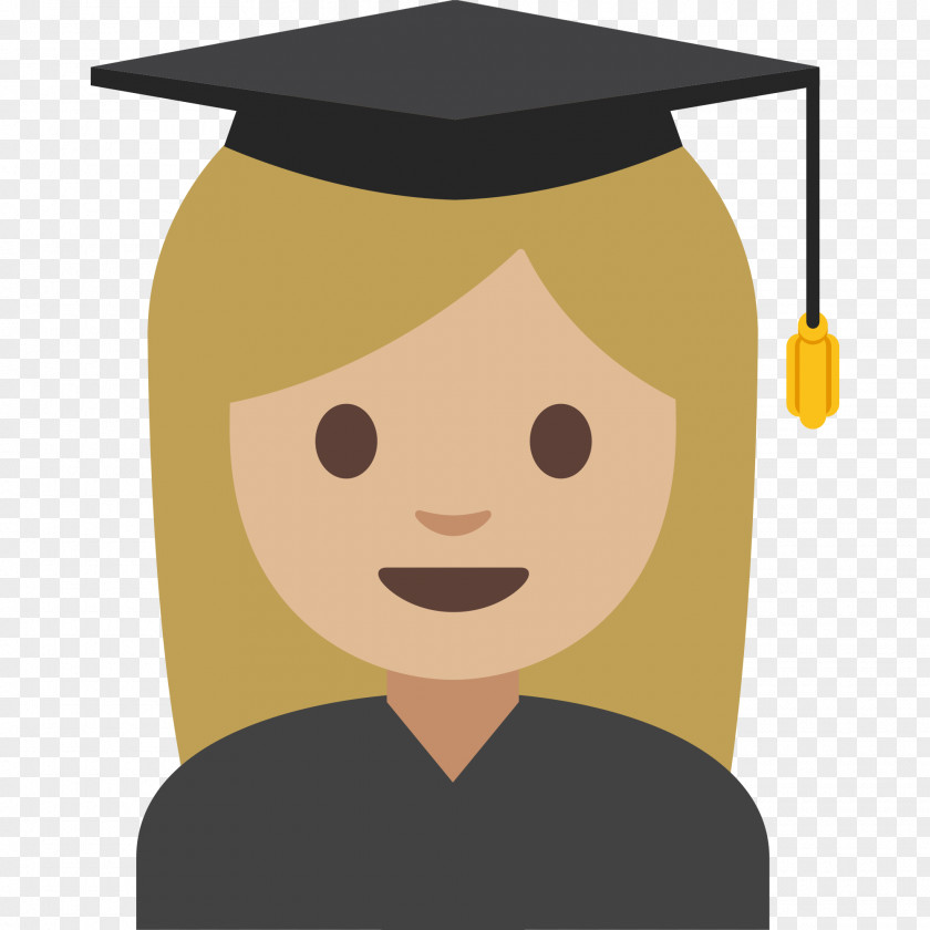 Graduation Emoji Higher Education Diploma Noto Fonts PNG