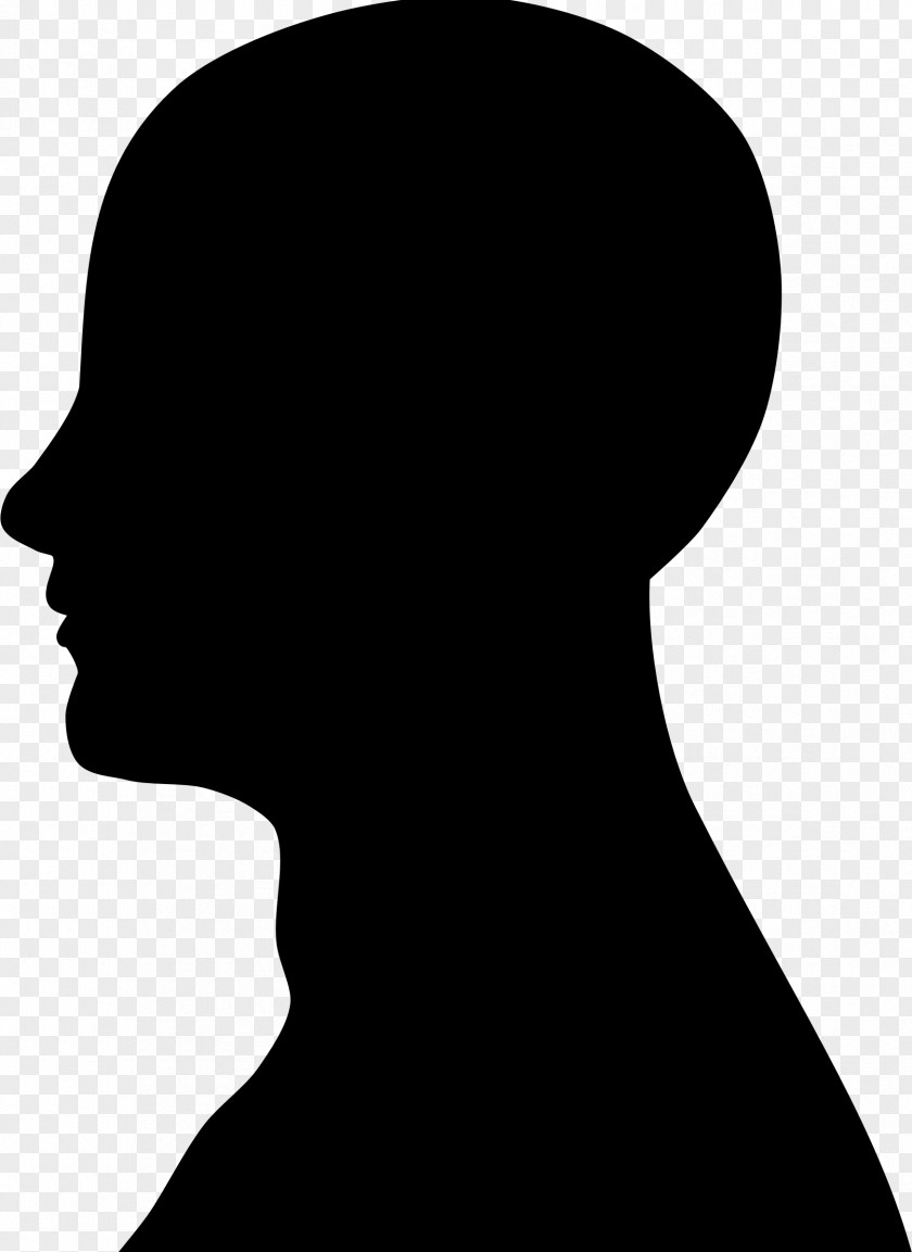 Hairstyle Cheek Face Hair Silhouette Black Nose PNG