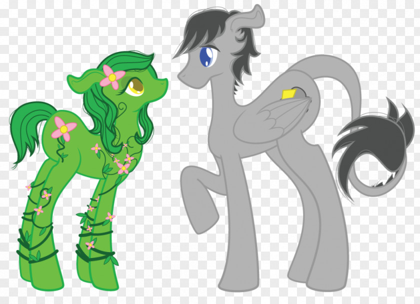 Horse Animated Cartoon Green PNG