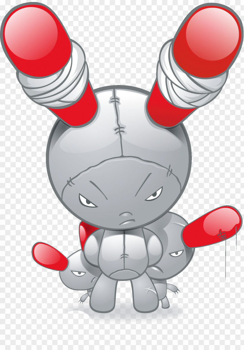 Cartoon Robot Monster Illustration PNG