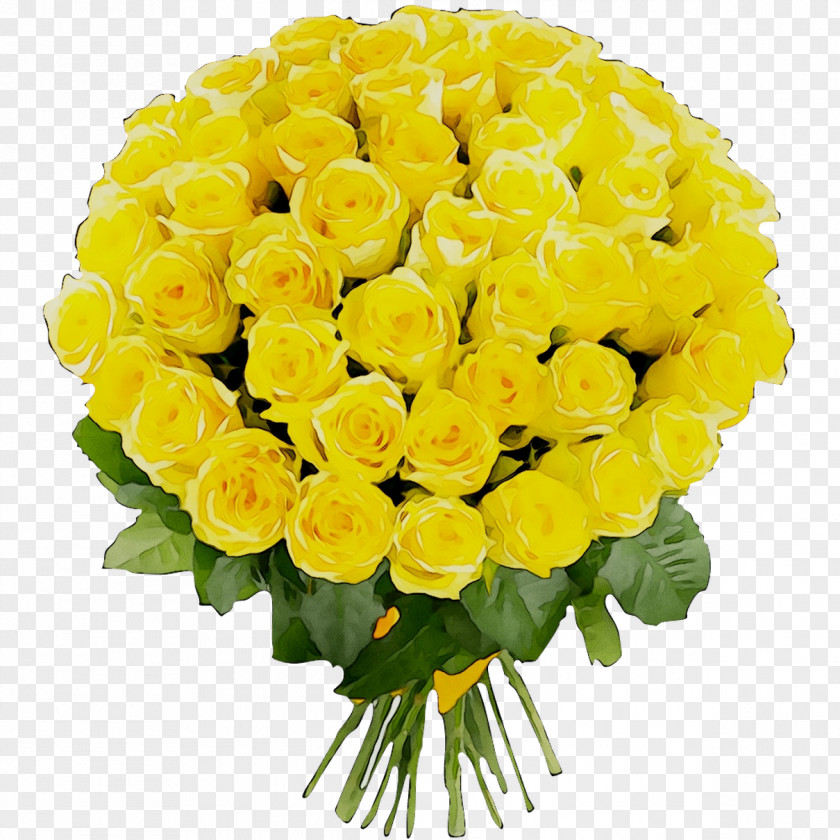 Flower Bouquet Rainbow Rose Yellow PNG