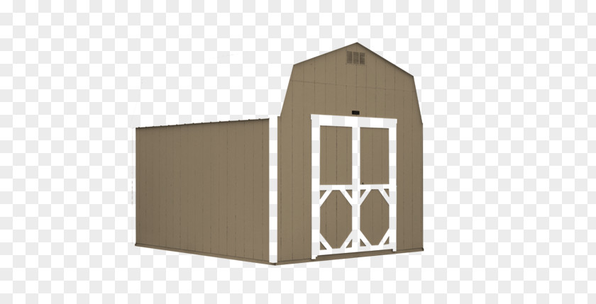 Painted Cedar Shakes Property Shed Cardboard Product Design PNG