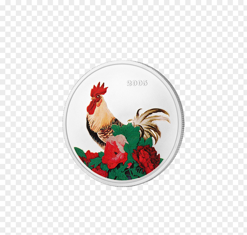 Rooster Coins Chicken Commemorative Coin Gold PNG