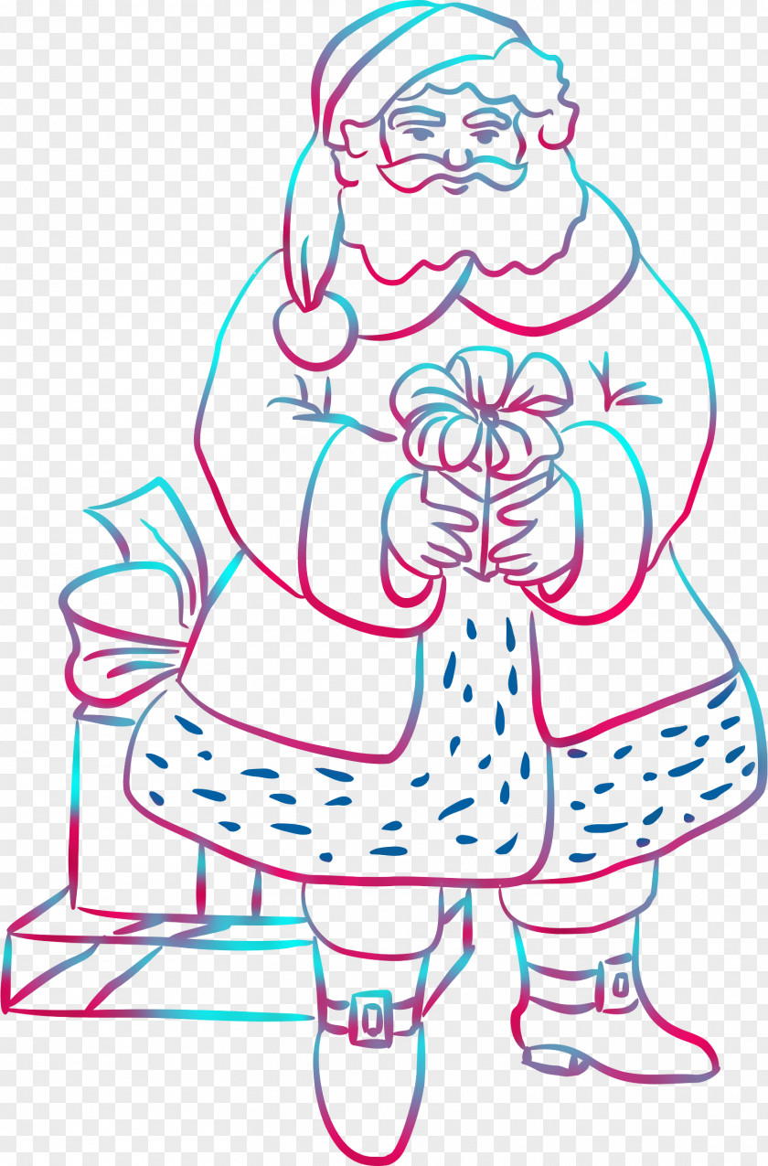 Saint Nicholas Line Art Drawing Cartoon Clip PNG