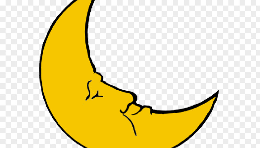 Sleeping Moon Clip Ary Art Openclipart Free Content Image PNG