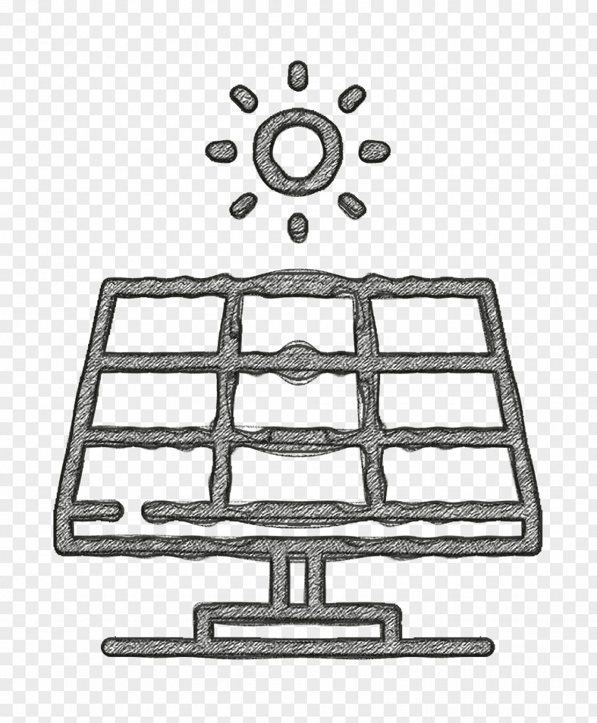 Auto Part Ecology Icon Solar Panel Power PNG