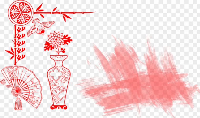 Design Chinese New Year China Red PNG