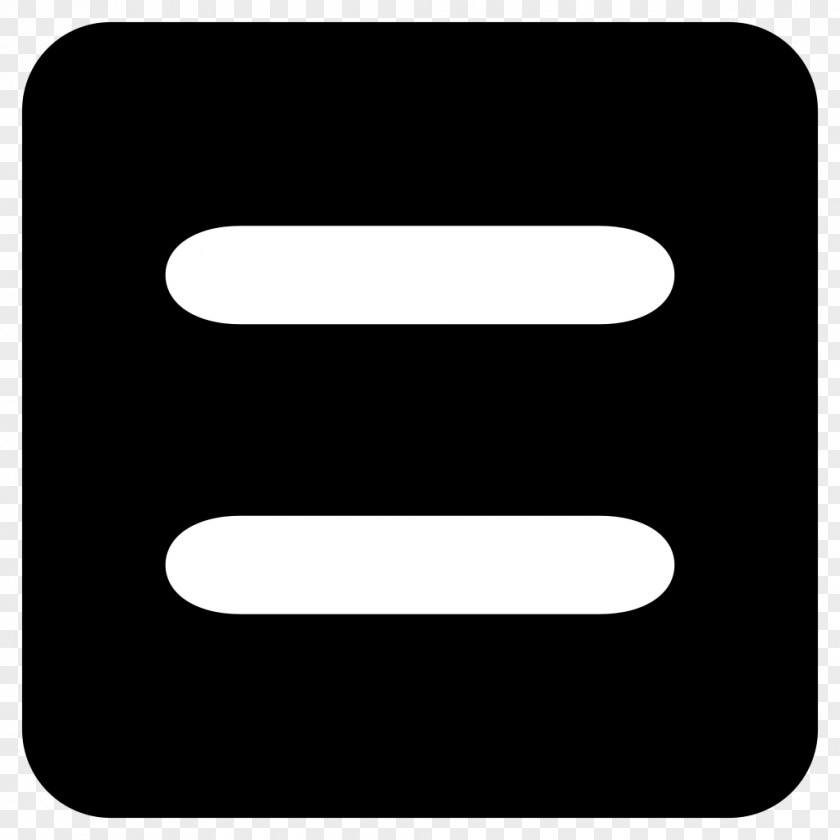 Square Equals Sign Symbol Equality Mathematics PNG
