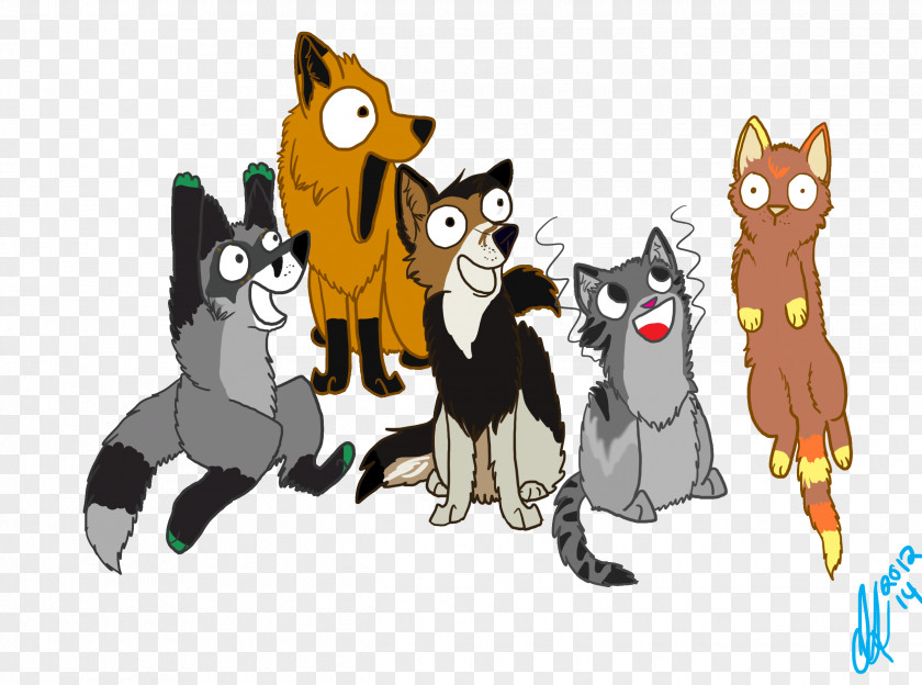 Cat Wolfdog Canidae Cartoon PNG