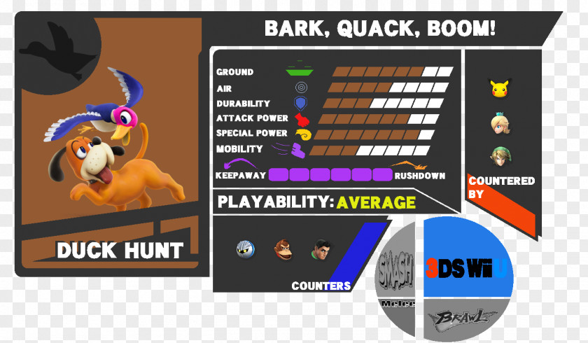 Duck Hunt Super Smash Bros. For Nintendo 3DS And Wii U Brawl PNG