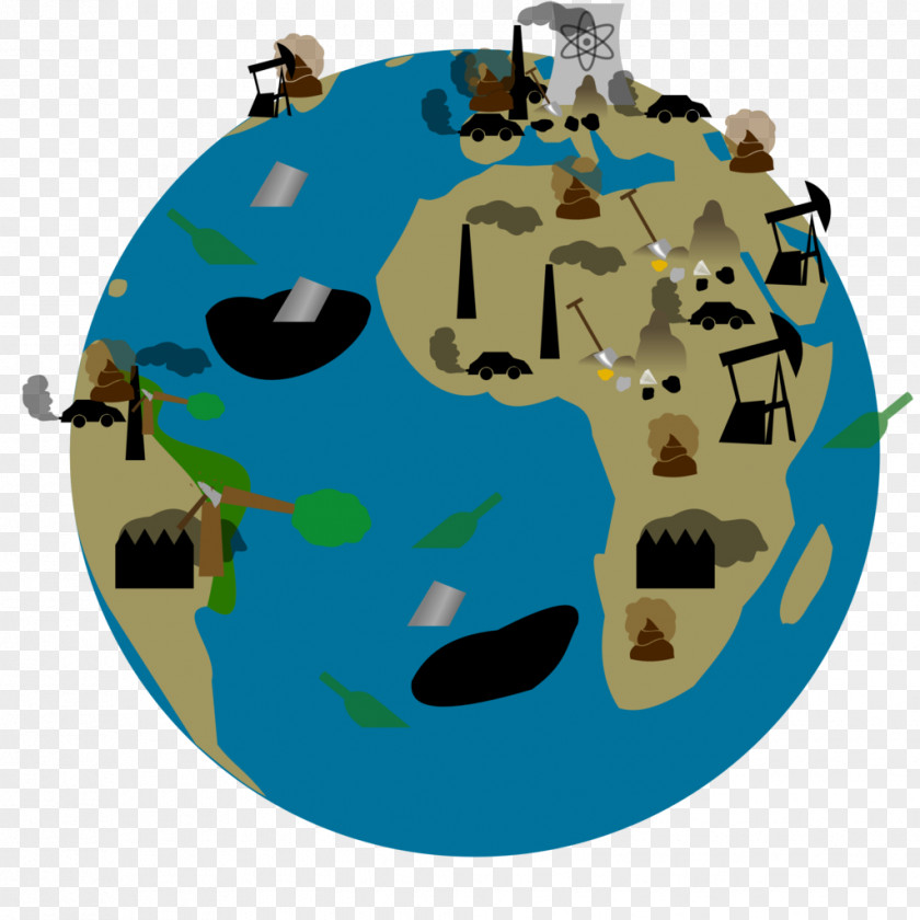 Earth Cartoon Water Pollution Clip Art PNG