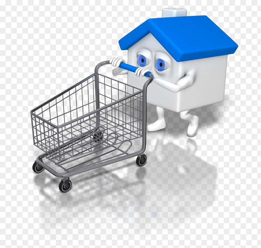 House Online Shopping Cart PNG