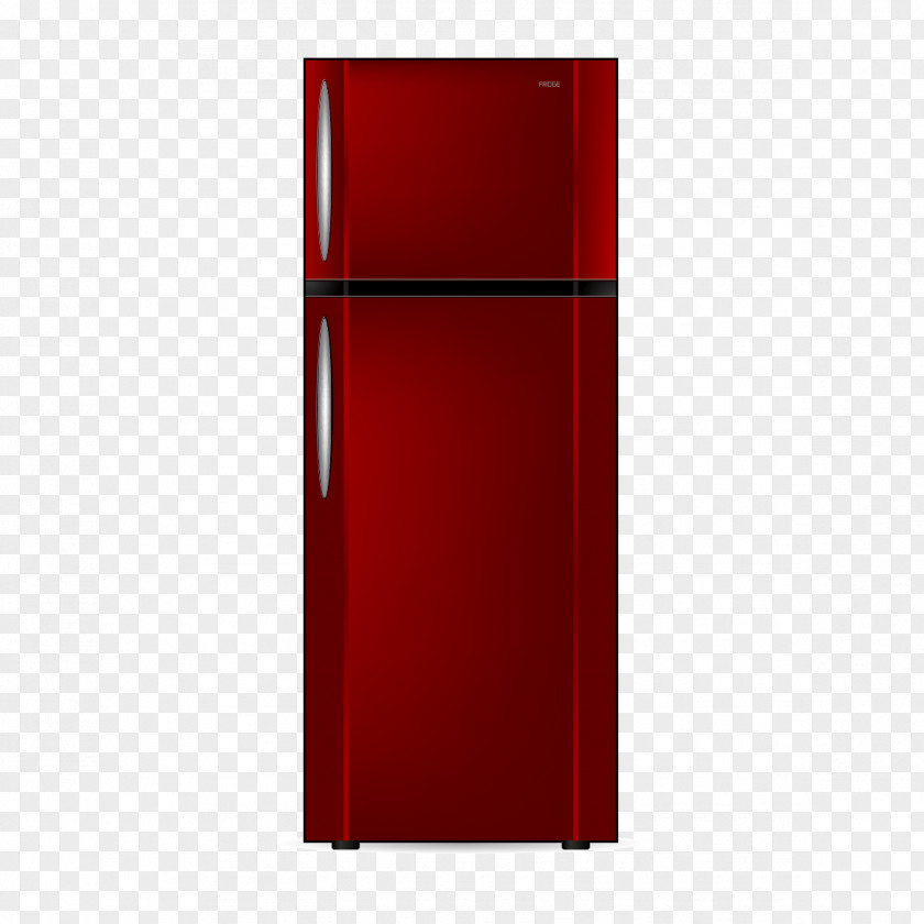 Red High-end Refrigerator Home Appliance Rectangle PNG