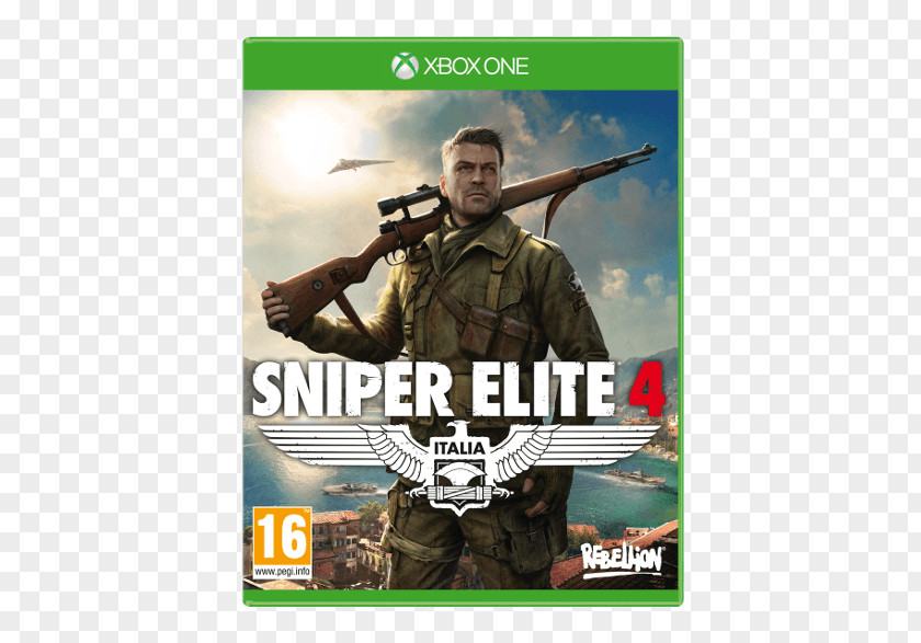 Sniper Elite 4 Xbox 360 One Video Game PNG