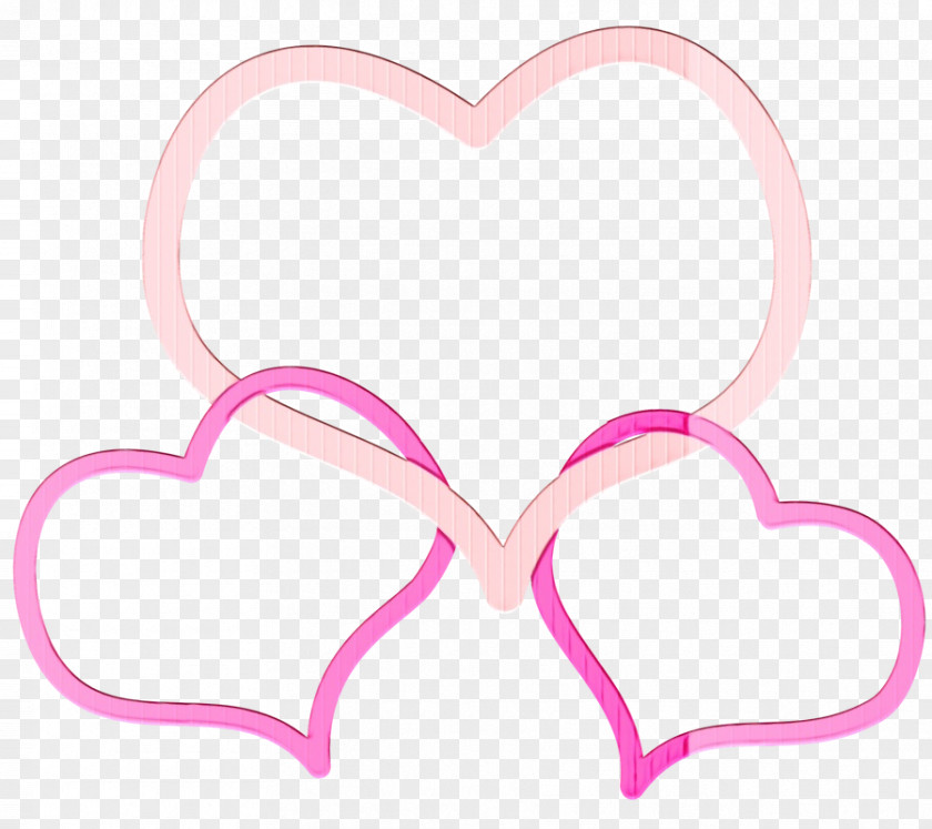 Sticker Magenta Pink Heart Clip Art Love PNG