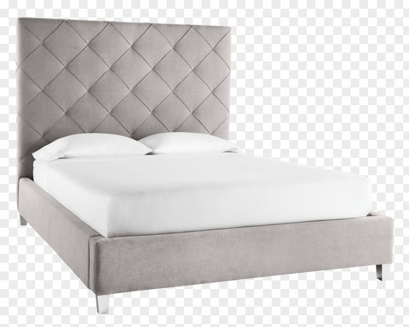 Bed Bedside Tables Platform Headboard Bedroom PNG