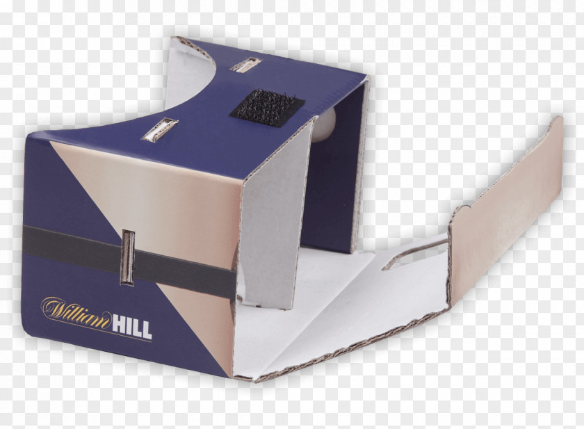 Cardboard Virtual Reality Headset Google Packaging And Labeling Paper Box PNG