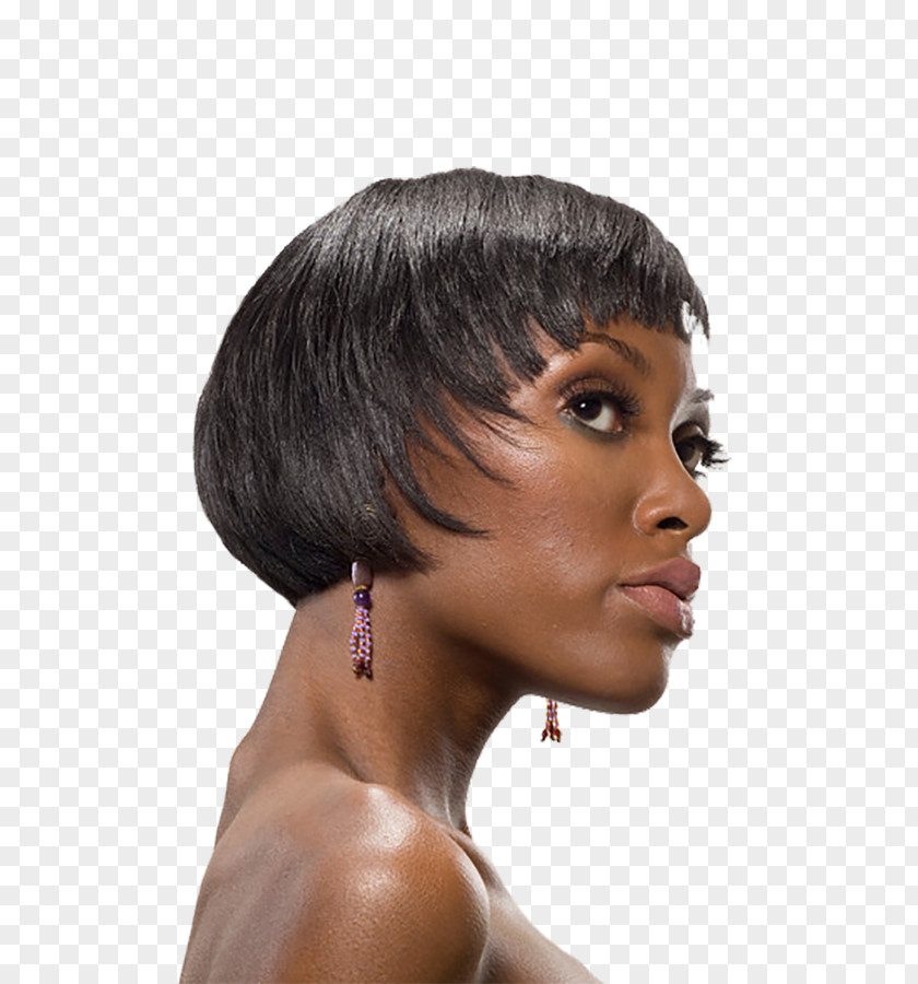 Hair Style Hairstyle Black Layered Asymmetric Cut PNG