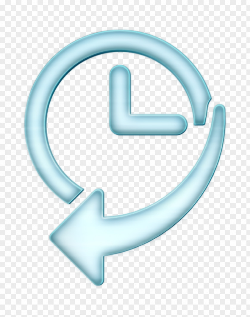 Interface Icon Clock Navigation History Symbol Of A With An Arrow PNG