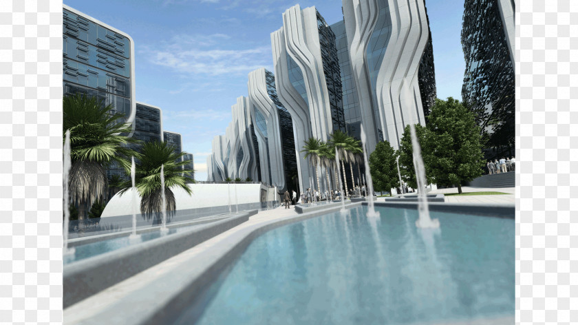Petal Shaped Grand Nile Tower Hotel CityLife Zaha Hadid Architects Architecture PNG