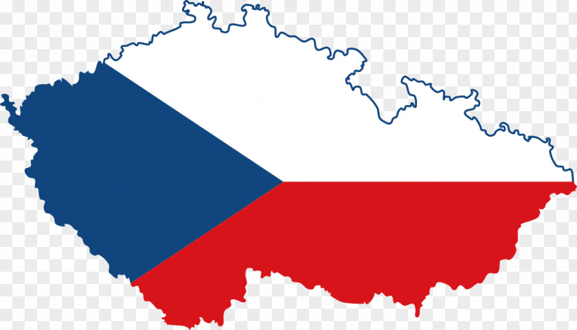 Flag Of The Czech Republic National Map PNG