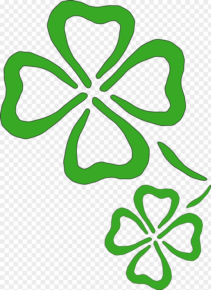 Four Leaf Clover Ireland Shamrock Four-leaf Saint Patrick's Day Clip Art PNG