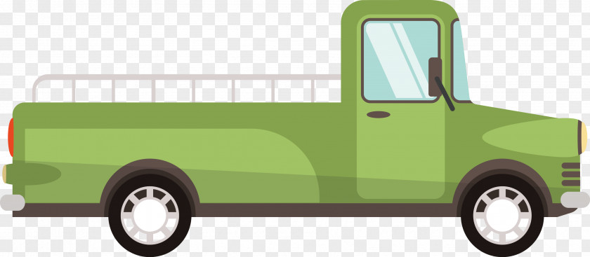 Freight Truck Compact Van Car Pickup Automotive Design PNG