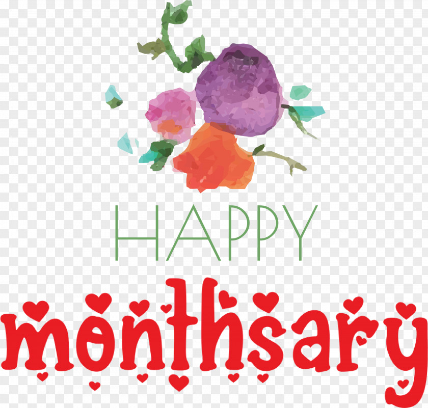 Happy Monthsary PNG