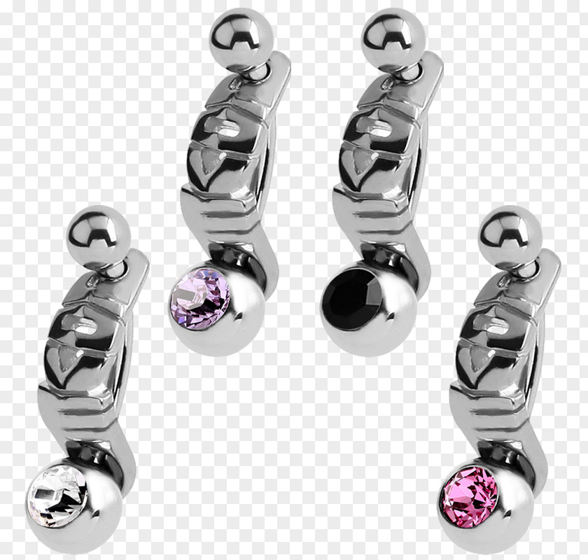 Jewellery Earring Surgical Stainless Steel Body Piercing PNG