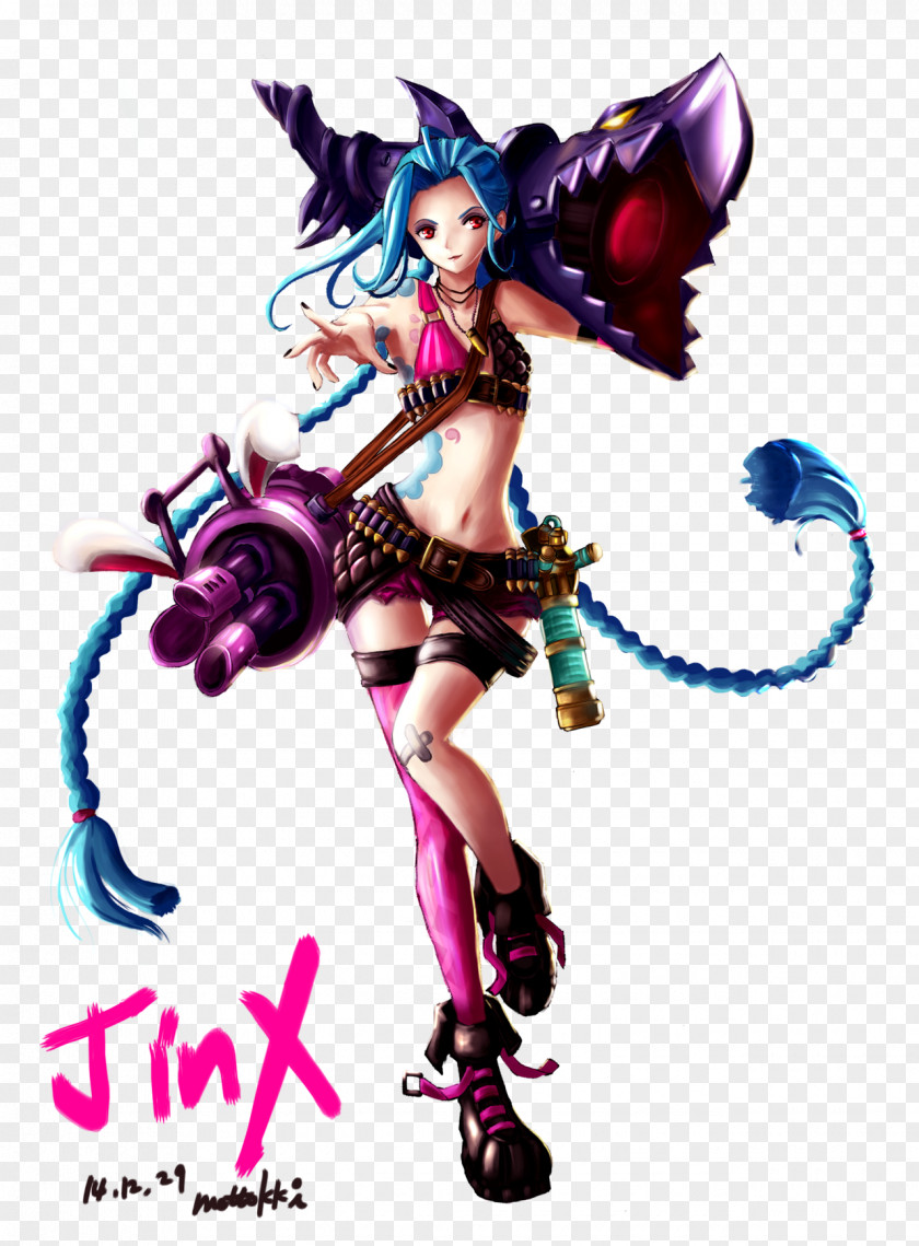 Jinx Transparent League Of Legends T-shirt PNG