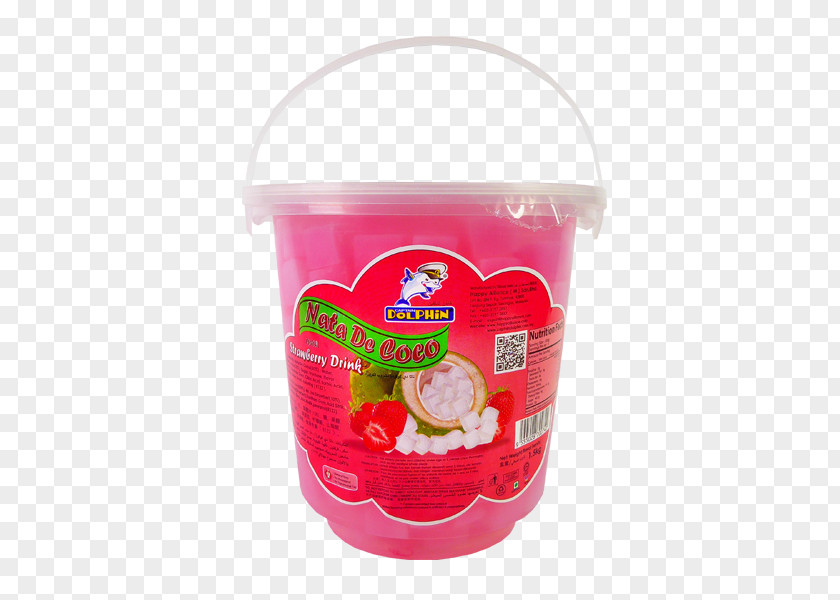 Juice Nata De Coco Strawberry Gelatin Dessert PNG