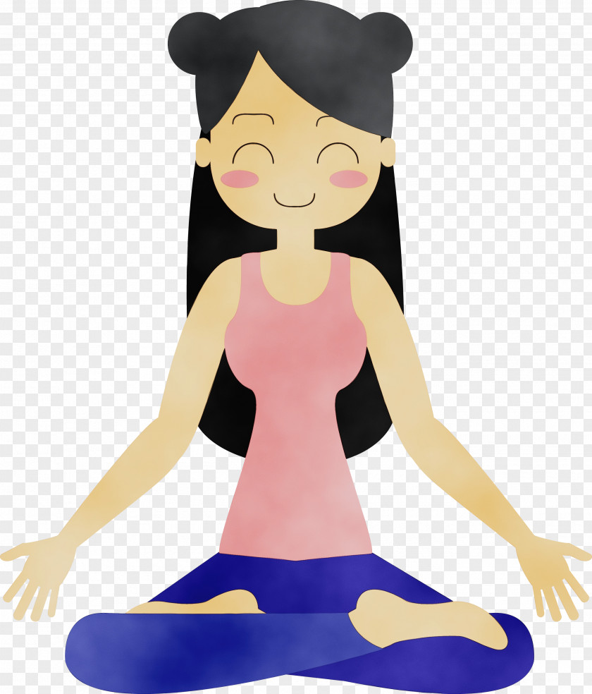 Meditation Yoga Lotus Position Royalty-free Drawing PNG