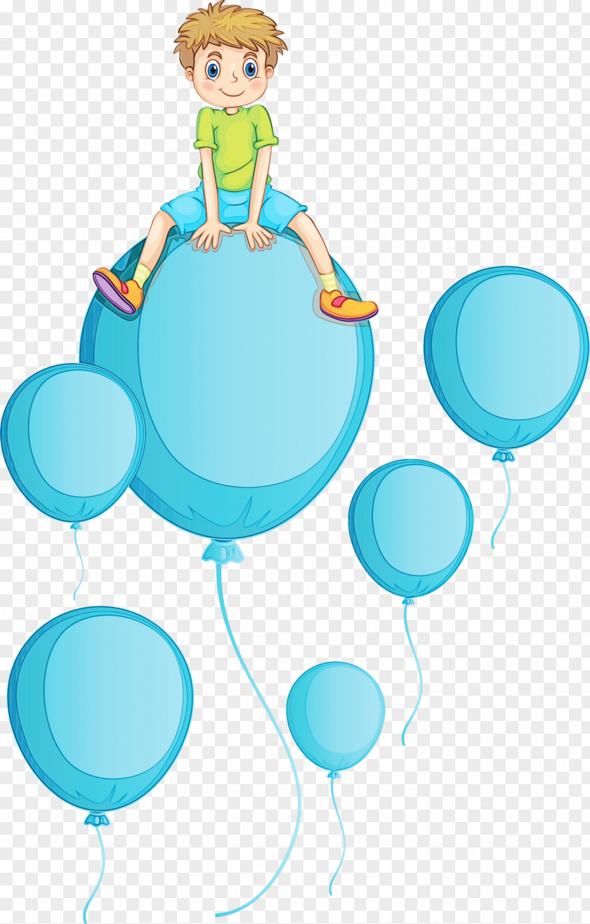 Balloon Character Water Line Microsoft Azure PNG