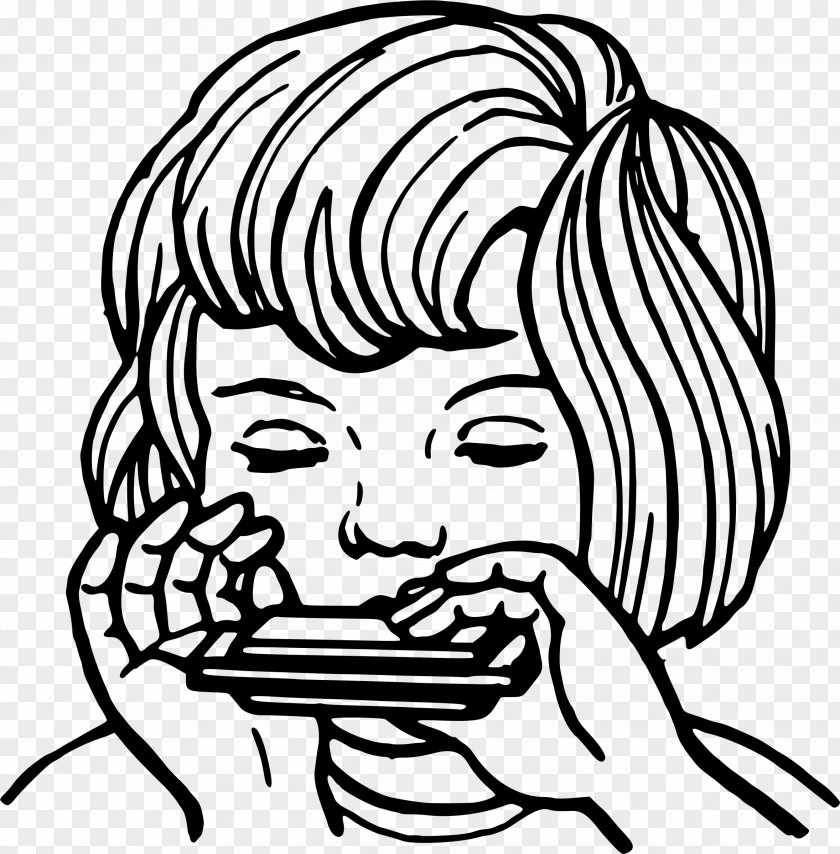 Harp Harmonica Drawing Clip Art PNG