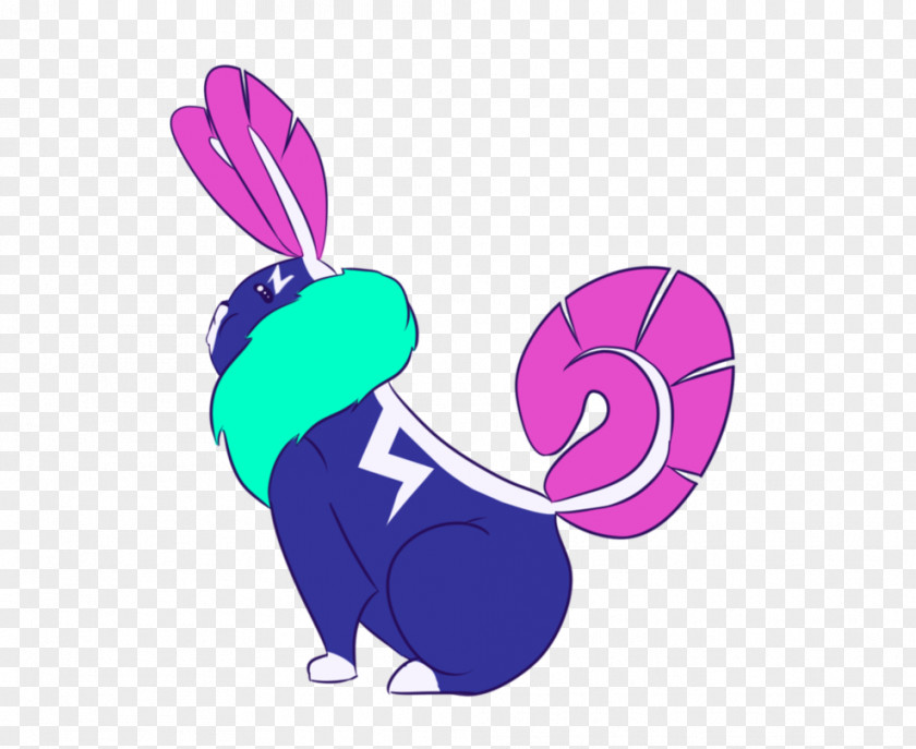 Lightning Flash Butterfly Easter Bunny Rabbit Hare PNG