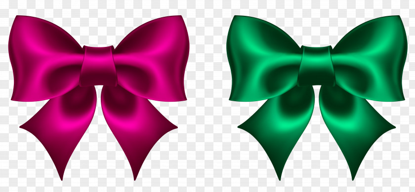 Pink And Green Bow Clipart Picture Clip Art PNG