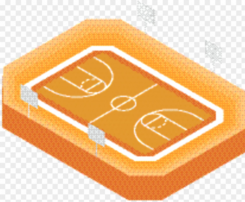 Sport Venue Orange Background PNG