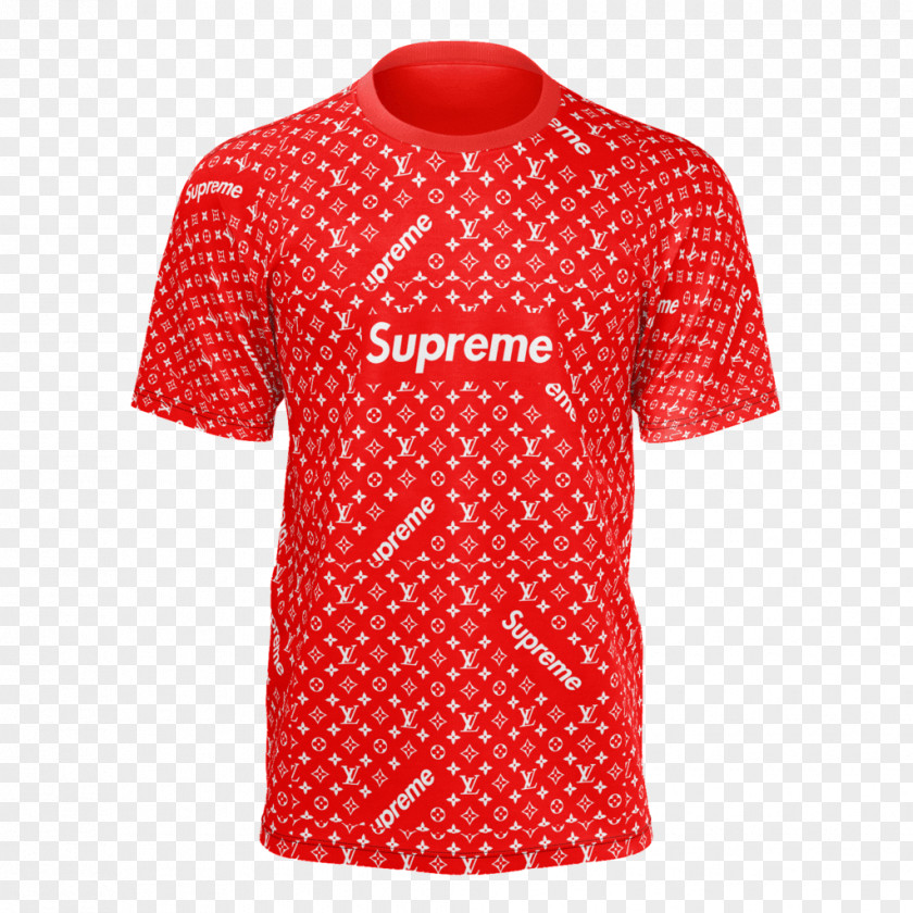 T-shirt Sleeve Supreme LVMH PNG