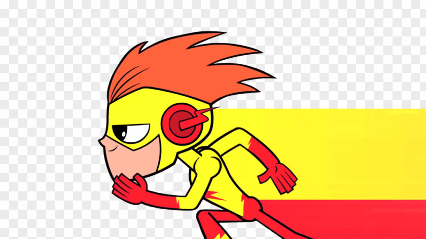 Flash Kid Wally West Robin Teen Titans PNG