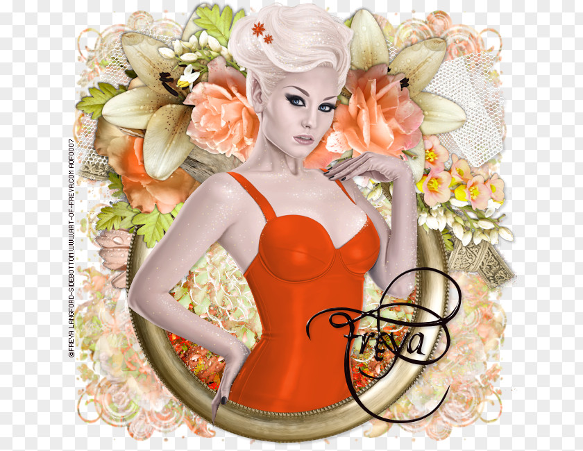 Floral Design Pin-up Girl Character PNG design girl Character, clipart PNG