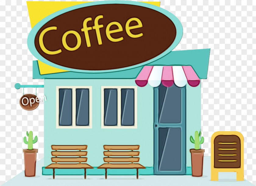 Furniture House Cafe Background PNG