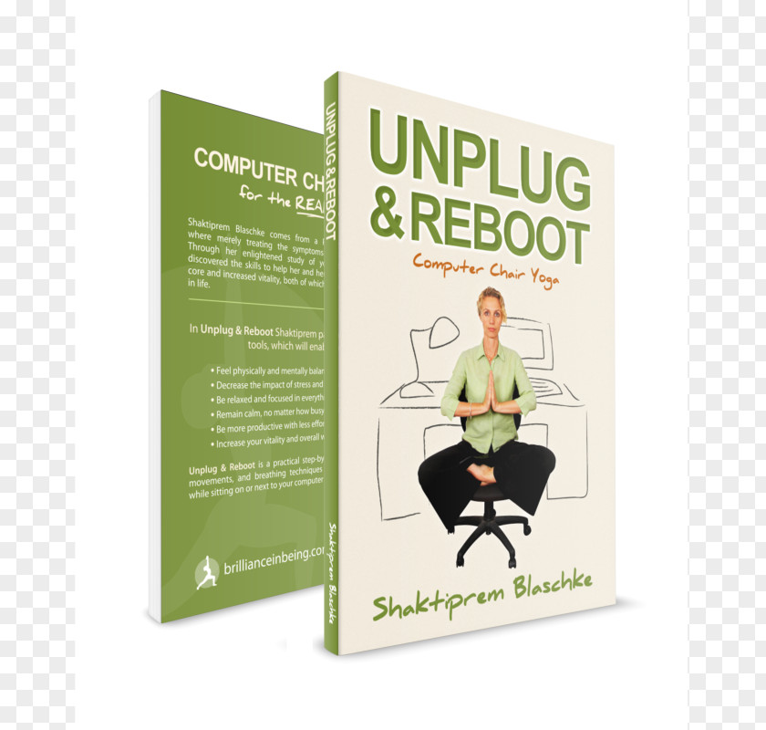 Unplug Book Cover Office & Desk Chairs Advertising PNG