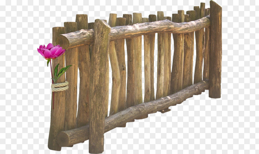 Wood Picket Fence Deck Railing PNG