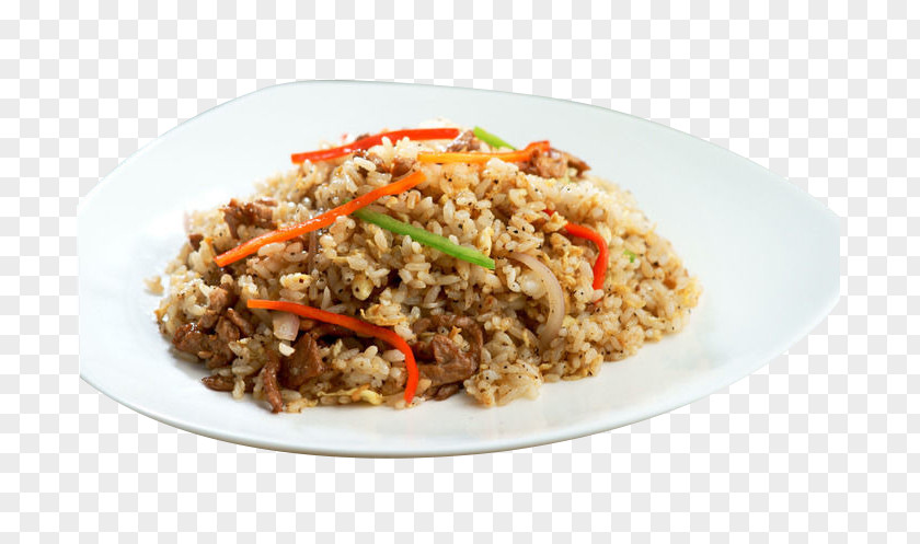 Black Pepper Beef Fried Rice Yangzhou French Fries Teppanyaki PNG