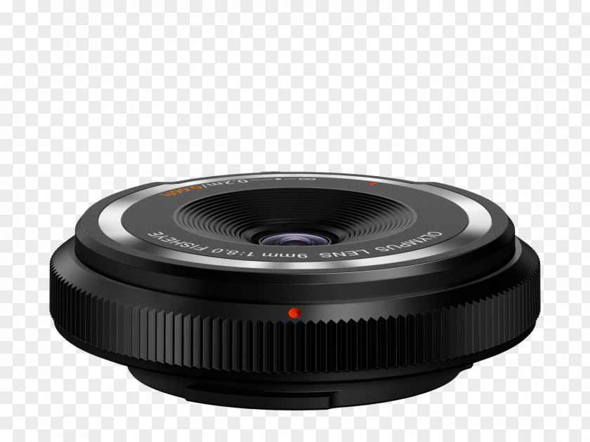 Camera Lens Olympus Fisheye Body Cap 9mm F/8.0 Micro Four Thirds System PNG